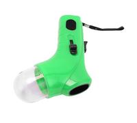 Jiawu Dog Snack Durable Interactive Training Toy for All Dogs, Plastic Handheld Treat Feeder for Outdoor Activities (Green)
