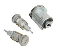 Jiawu Door Car Lock Drum, Easy Installation Ignition Switch Lock Drum Cylinder, Car Key Kit with 2 Keys 2 Door Barrels for Doblo MK2 Combo D