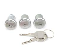 Jiawu Door Lock Cylinder, Direct Replacement for Old or Broken Locks Car Door Key, Lock Core with Hard Key Not Easily Broken for Camaro Malibu Monte Carlo Chevelle GM