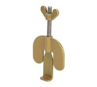 Jiawu Door Security Lock, Stainless Steel Adjustable Portable Door Lock, Heavy Duty Travel Security Locker with Adjustable Wing Nut, for Home Hotel School (Gold)