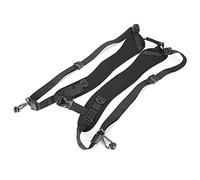 Jiawu Double Shoulder Harness, Soft Breathable Pad Reduced Pressure Wide Structure Arrow Storage Case Camera Strap, DSLR Shoulder Strap with 2 Metal Arrow Storage Case Plates for DSLR Cameras