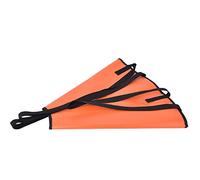 Jiawu Drift Sock Sea, Compact PVC Tear Resistant Fabric Wind Stabilization, Sea Brake with Bright Color Visibility Traction Rope for Canoe Boat (Orange)