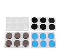 Jiawu Drum Dampener Silicone Drum Dampening Pad 4 Sets 24 Pcs Tone Control Pad for Quiet Practice, Reduce Volume Kit for Set, Silencer Instrument Accessory