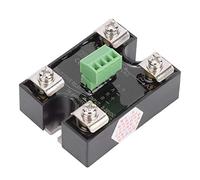 Jiawu Dual Channel Solid State Relay DC Control Dual AC Single Phase SSR 24-480VAC, 10A/25A/40A with Brass Contacts, Flame-Proof Shell, Thickened Heat Sink, Red & Green Indicators (25A(BERM-SK25DA))