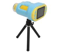 Jiawu Education Science Microscope for Kids, Handheld Digital Microscope 1000X 1080P with 2 Inch Screen, Dual Lens Telescope for Hiking Camping Outdoor, Rechargeable (Blue)