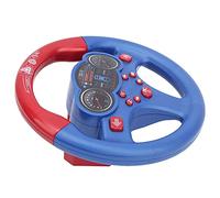Jiawu Electric Kids Simulation Steering Wheel Toy with Sound & Lights Driving Car Educational Learning Toy for Toddlers Age 3+ Develop Motor Skills (Blue)