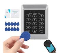 Jiawu Electric Magnetic Door Lock Access Control System Kit - Card Password Keypad Key Fob Remote Entry for Office Business, 620lbs Magnetic Door Lock Security