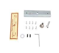Jiawu Electromagnetic Lock, 396lbs 24V Flush Mount Electric Magnetic Lock, Embedded Magnetic with Installation Accessories for Access Control Systems Commercial Buildings Offices