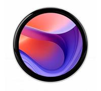 Jiawu Electronic Badge, 1.85 Inch Digital LED Display Badge Pin with Touch Screen, 32MB Storage, Bluetooth 6.0 / App Control, Photo & GIF Transfer, Anime Fans, Cosplay (White)
