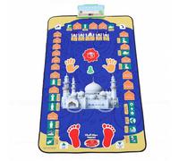 Jiawu Electronic Educational Rug for Kids, Multilingual Interactive Learning Smart Mat, Smart Interactive Rug with Touch Control Sound for Children Language Education