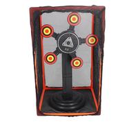 Jiawu Electronic Scoring Target Toy, 360 Degree Rotating Auto Reset, Electric Moving Target Practice Toy with Sound Effect Score Display for Kids Competition Training Soft Darts Water