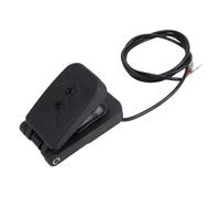 Jiawu Electronic Throttle Pedal, Rubber Construction Fit Adjustable Cable Accelerator Pedal, Foot with Cable Control for Electric Bikes Scooters ATVs