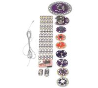 Jiawu Electronics Starter Kit, Lightweight Wear-Resistant Components Sewing Electronics Kit, Sewing Conductive Thread with Conductive Thread Connectivity for Lilypad System