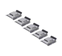 Jiawu Embedding Cassette Base Mold, 22x22mm Stainless Steel Embedding Base Mold, Sample Box with Rounded Edges and 5 Pieces for Laboratory Tissue and