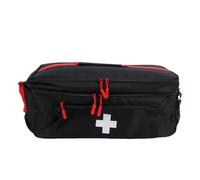 Jiawu Emergency Medication Bag Durable Storage Organizer for First Responder, Home, Office, Outdoor, Oxford Fabric (18x23x40cm)