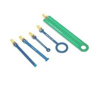 Jiawu EMI Near Field Magnetic Field Probe Set 5Pcs, 9KHz-3GHz Conduction Test Antenna Kit with Small Size Light Weight for Wide Range Sensitive Detecting