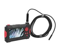 Jiawu Endoscope, 9 LED Lights Dual-View Split-Screen Industrial Endoscope, Pipeline with 4.3in LCD Display 2600mAh Battery for Pipeline Inspection Automotive Air Conditioning (10M)