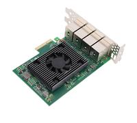 Jiawu Ethernet Network Adapter Card 8 Ports High Performance PCI Express Gigabit Ethernet Card for Gaming Servers and Workstations