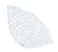 Jiawu Fishing Landing Net, Clear Rubber Mesh for To Fish Gentle Release Lightweight Portable Snag Proof Rubber Fishing Mesh with Replacement Bag for Fly Outdoor (Large size 120CM)
