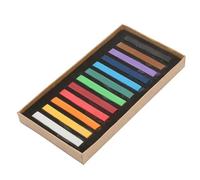 Jiawu Fluorescent Chalk, Soft Texture High Lightfastness Disposable Hair Dying Tool, Painting Chalk Set with Easy Blending for Pastel Painting Graffiti Sketching Hair Dyeing Doll Hand (12 Colors)
