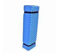 Jiawu Foam Camping Mat, XPE Material Folding Ultralight Sleeping Pad with Egg Cell Comfort for Camping Yoga Beach Outdoor Sports (Blue)