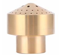 Jiawu Fountain Nozzle, Brass Construction Wear Resistant High Strength Cluster Water Pattern Spray Head, Landscape Fitting with PVC Pipe Submersible Pump for Garden Pond Amusement (4 Points 20mm