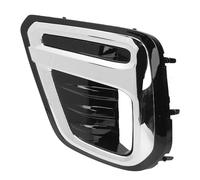 Jiawu Front Dark Bumper with a Container Shiny Black Frame Chrome for SK in Advance-2019-2021, Durable Finish, Easy Installation (Left: 57731SJ130)