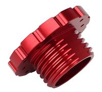 Jiawu Gaming Steering Wheel Adapter, Premium Aluminum Alloy Retrofit Upgrade Simple Bolt-On Installation Aluminum Steering Wheel Adapter, Sim Racing with Includes 6 Screws Hex (Red)