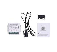 Jiawu Garage Door Opener, Smart WiFi Module Voice Control Remote Access Timer Function Mini Gate Opener with Sensor for Home (QS-WIFI-S10-C03)
