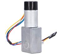 Jiawu Gear Motor, Self Locking Full Metal DC Gear Motor Encoder Reduction with 0.2 in Output Shaft for Household Appliances, Office Equipment, Power Tools, Intelligent (30RPM DC12V)
