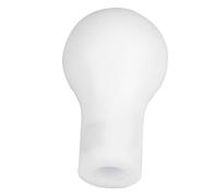 Jiawu Gear Shift Knob, 5 Speed Auto Manual Shifter Easy Installation Auto Gear Shift Knob, Stick with Comfortable Operation for Lancer V3 EVO (White)