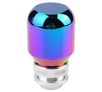 Jiawu Gear Shift Knob, Universal Manual Car Gear Shift Lever with Round Ball Shape 3 Adapters 8mm 10mm 12mm for Easy Installation Direct Upgrade on All Vehicles (Colorful)