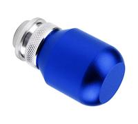 Jiawu Gear Shift Knob, Universal Manual Car Gear Shift Lever with Round Ball Shape 3 Adapters 8mm 10mm 12mm for Easy Installation Direct Upgrade on All Vehicles (Blue)