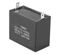 Jiawu Generator Capacitor, 16uF 350V AC Metallized Polypropylene Film CBB61 Starting Capacitor, Run with Reliable Insulation for Brushless Gas Generators