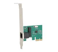 Jiawu Gigabit Ethernet PCIe Network Card, RTL8111E, 10/100/1000Mbps, PCI Express Gigabit LAN Adapter with Gold Plated Bracket, for Desktop PCs Office Internet Cafe Monitoring