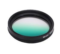 Jiawu Graduated Color Filter, 37mm Green Gradual Lens Filter Kit with Threaded Front Aluminum Alloy Frame Storage Case for DSLR Camera Lenses