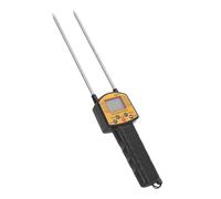 Jiawu Grain Humidity Meter, Digital LCD Display Grain Moisture Tester with Double Probe Voice Prompt, Portable Moisture Content Analyzer for Rice Wheat Corn Bean Soybean