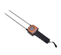 Jiawu Grain Moisture Tester Voice Prompt LCD Backlit High Accuracy Carbon Steel Probe Digital Moisture Meter for Wheat Corn