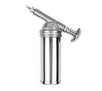 Jiawu Grease Filling Machine, Compact Lightweight One Hand Operation Manual Grease Filling Machine, 80CC Filler with Alloy Spring Pressure Switch Acute Angle Nozzle for Vehicle