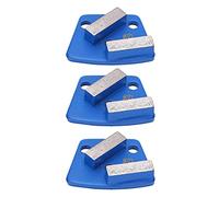 Jiawu Grinding Shoes, Aggressive Cutting 2 Long Teeth 120 Mesh Trapezoid Grinding Shoes, Concrete with 3 Pcs Set for Concrete Floor Industrial Use