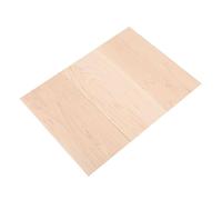 Jiawu Guitar Head Veneer, Maple Wood Sturdy Stable Anti Rot 3Pcs Pack Guitar Head Plate, Headplate with DIY Replacement Parts Set for Luthiers and Folk Classic Repair