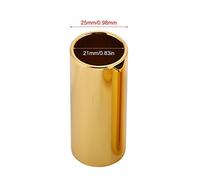 Jiawu Guitar Slide Bar, 4 Sizes Rust-Proof Golden String Slide, Guitar String with Precise Tolerance and Clear Sound, for Electric Folk Bass Mandolin Banjo