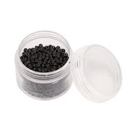 Jiawu Hair Extension Silicone Micro Links Rings 1000pcs 3mm X 2mm Beads for Hair Extensions, Durable Extension Tool for All Types, No Damage Easy to Use (dark brown dark brown)