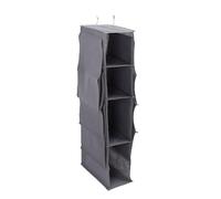 Jiawu Hanging Hanging Cupboard Storage Bag Storage of Handbags at Four Levels to Organize The Entrance Cupboards (Gray)