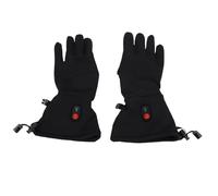 Jiawu Heated Glove Liners, Rechargeable Slim Fit Touchscreen Compatible Gloves, Electric Hand Warmer with Built in Batteries for Men Women Cycling Skiing Hiking Snowboarding