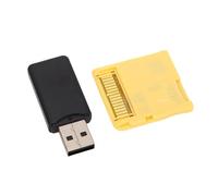 Jiawu High-Speed ASIC Chip Video Game Flash Memory Card for 2DS 3DS Console, Customizable Interface, for Game Console Enthusiasts (Gold)