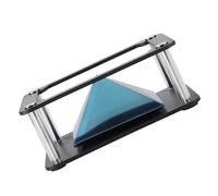 Jiawu Hologram Display Stand for Smartphone, Transparent 3D Holographic Display Stand, Portable Stable and Reliable for Birthday (Cylindrical style)