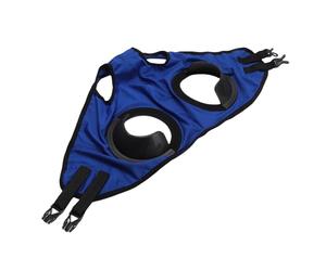 Jiawu Horse Indicator Hood, Breathable and Sand Resistant Racing Goggles for the Competitive Environment (Blue)