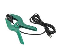 Jiawu HVAC Temperature Clamp, -40 to 150°C Range 4cm Clamping Spring Structure Pipe Clamp Sensor, Temperature Probe with 4 Pin Connector 1.5m Cable for Air Conditioning Circuits