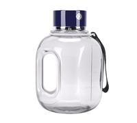 Jiawu Hydrogen Water Bottle, 3 Min 1300-1800ppb Rechargeable Hydrogen Water Generator Jug 1.8L Portable Rich Pitcher with Type C Charging Nylon Strap for Home Office (Dark Blue)